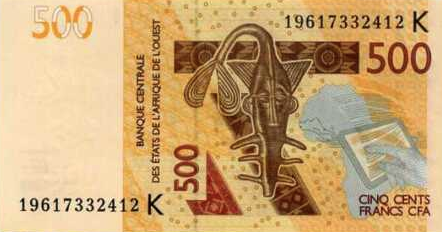 P719Kh Senegal W.A.S. K 500 Francs Year 2019